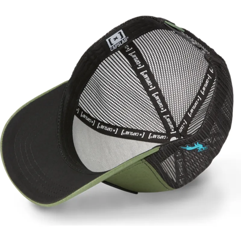 truckerkeps-gron-och-svart-hjort-forest-for2-beasts-fran-capslab