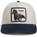 goorin-bros-the-farm-rogue-thread-rebel-rugged-comfort-beige-och-marinbla-kurvad-snapback-keps-med-hast