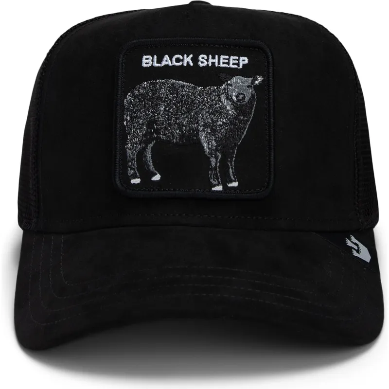 svart-trucker-keps-far-the-suede-sheep-global-core-micro-suede-the-farm-fran-goorin-bros