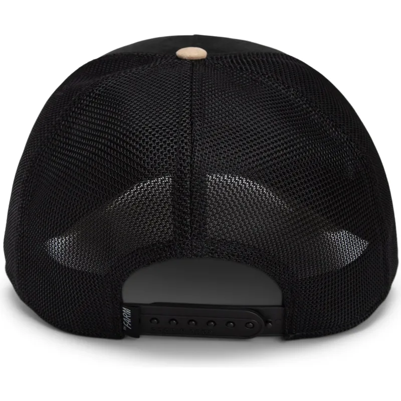 svart-och-beige-gepard-trucker-keps-warrior-the-suede-cheetah-global-core-micro-suede-the-farm-fran-goorin-bros