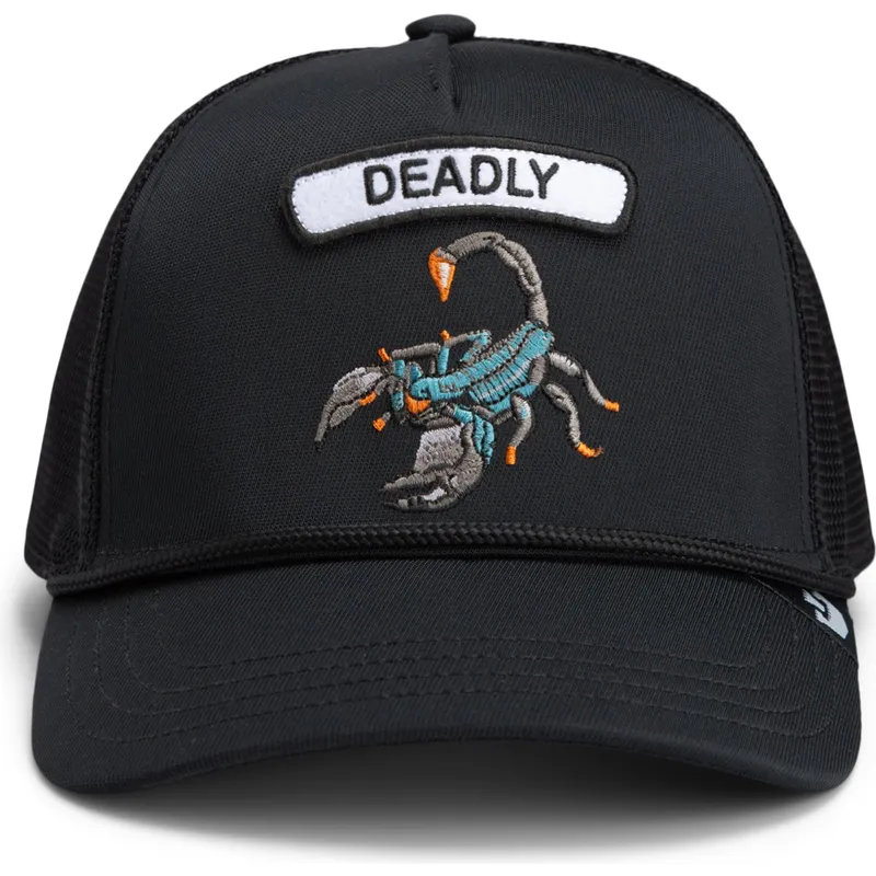svart-trucker-keps-skorpion-gb2-deadly-scorp-the-rocker-the-farm-fran-goorin-bros