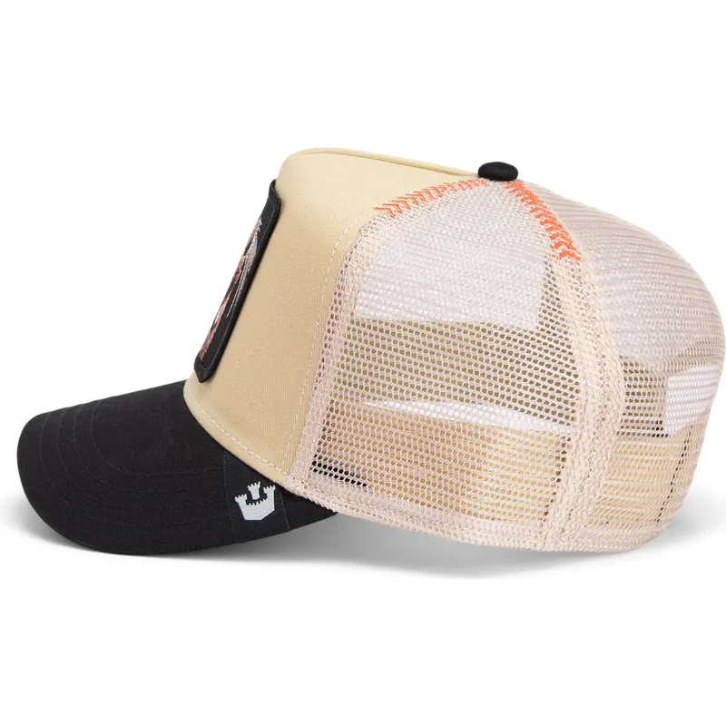 truckerkeps-beige-och-svart-sal-the-slick-seal-fab-farm-fran-goorin-bros