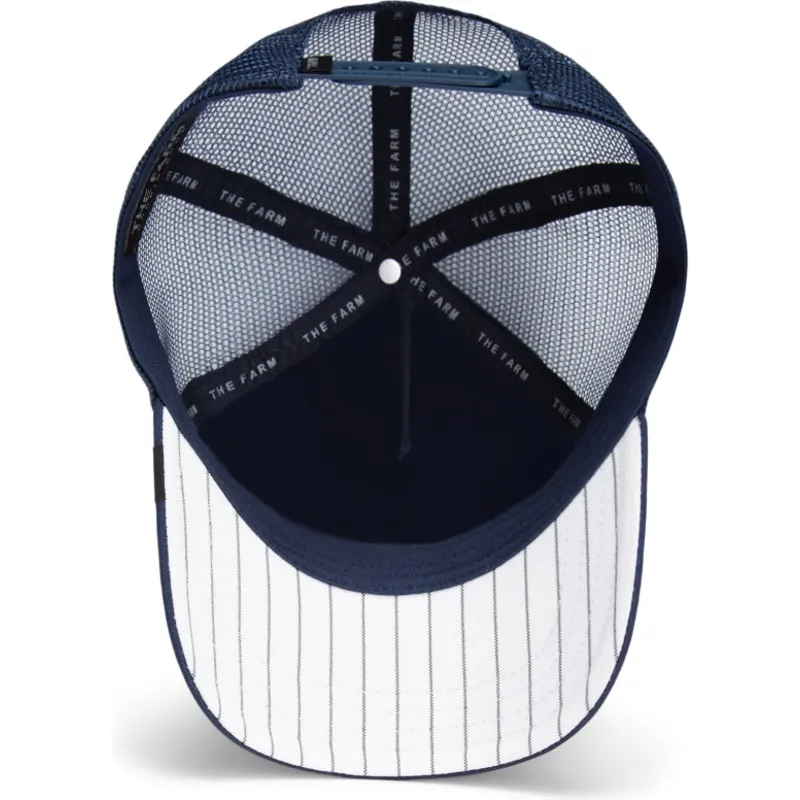 truckerkeps-marinbla-lejon-the-empire-lion-fab-farm-fran-goorin-bros