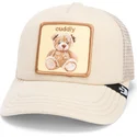 kepsar-curva-beige-snapback-for-barn-oso-fran-peluche-cuddle-time-chroma-wave-the-farm-the-farm-av-goorin-bros