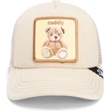 kepsar-curva-beige-snapback-for-barn-oso-fran-peluche-cuddle-time-chroma-wave-the-farm-the-farm-av-goorin-bros
