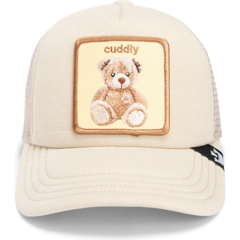 kepsar-curva-beige-snapback-for-barn-oso-fran-peluche-cuddle-time-chroma-wave-the-farm-the-farm-av-goorin-bros