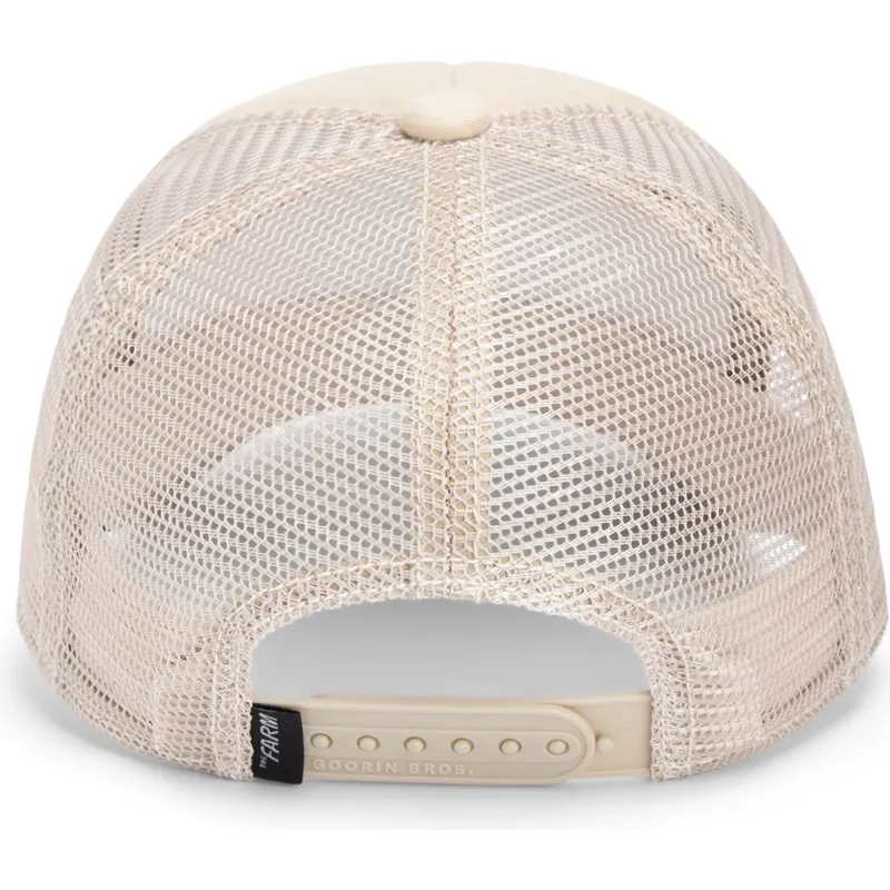 kepsar-curva-beige-snapback-for-barn-oso-fran-peluche-cuddle-time-chroma-wave-the-farm-the-farm-av-goorin-bros