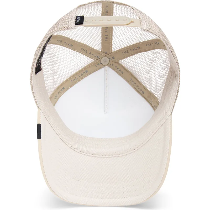kepsar-curva-beige-snapback-for-barn-oso-fran-peluche-cuddle-time-chroma-wave-the-farm-the-farm-av-goorin-bros