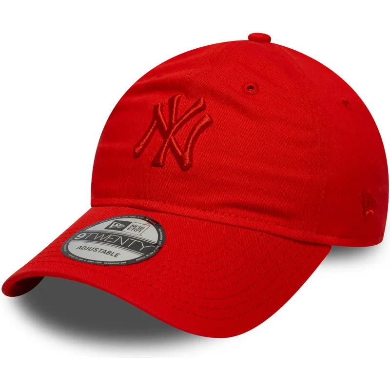 rod-bojd-justerbar-keps-med-rod-logotyp-9twenty-colour-pack-fran-new-york-yankees-mlb-av-new-era