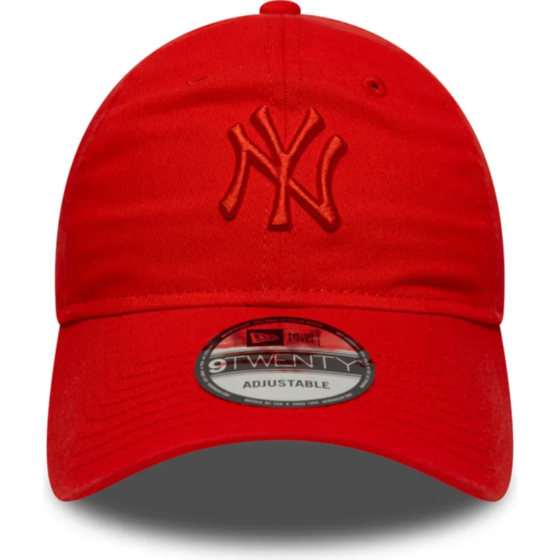 rod-bojd-justerbar-keps-med-rod-logotyp-9twenty-colour-pack-fran-new-york-yankees-mlb-av-new-era