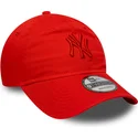 justerbar-rod-bojd-keps-med-rod-logotyp-9twenty-colour-pack-new-york-yankees-mlb-fran-new-era