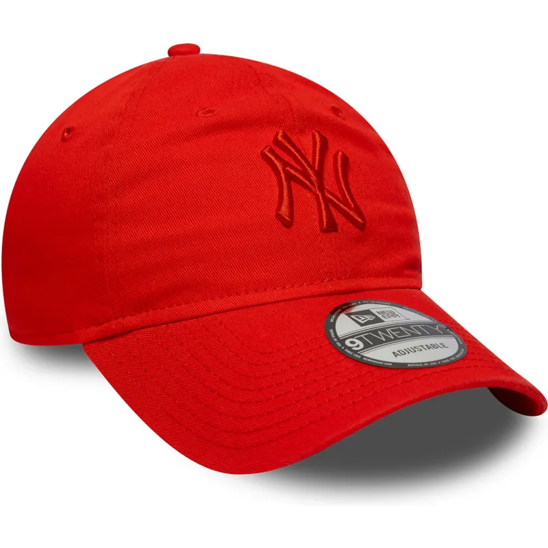rod-bojd-justerbar-keps-med-rod-logotyp-9twenty-colour-pack-fran-new-york-yankees-mlb-av-new-era