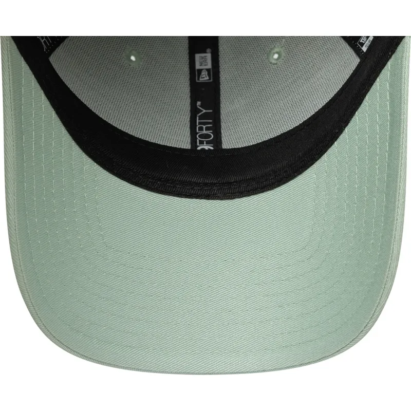 ljusgron-justerbar-kurvad-keps-med-gront-9forty-colour-pack-logotyp-fran-los-angeles-dodgers-mlb-av-new-era