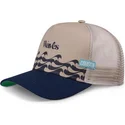 beige-och-marinbla-trucker-keps-bauhaus-waves-hft-fran-coastal