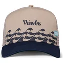 beige-och-marinbla-trucker-keps-bauhaus-waves-hft-fran-coastal