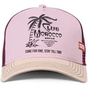 truckerkeps-rosa-och-beige-club-morocco-hft-fran-coastal