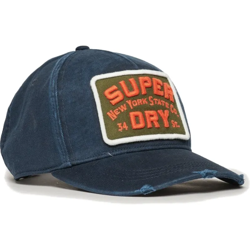 superdry-justerbar-marinbla-graphic-keps-med-bojd-skarm