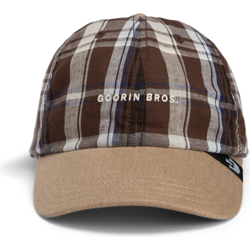 goorin-bros-curved-brim-ask-your-mother-papa-cap-madras-the-farm-brown-snapback-cap