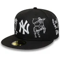 svart-platt-keps-justerad-59fifty-mythical-new-york-yankees-mlb-fran-new-era