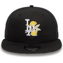 svart-platt-snapback-keps-9fifty-floral-fran-los-angeles-dodgers-mlb-av-new-era