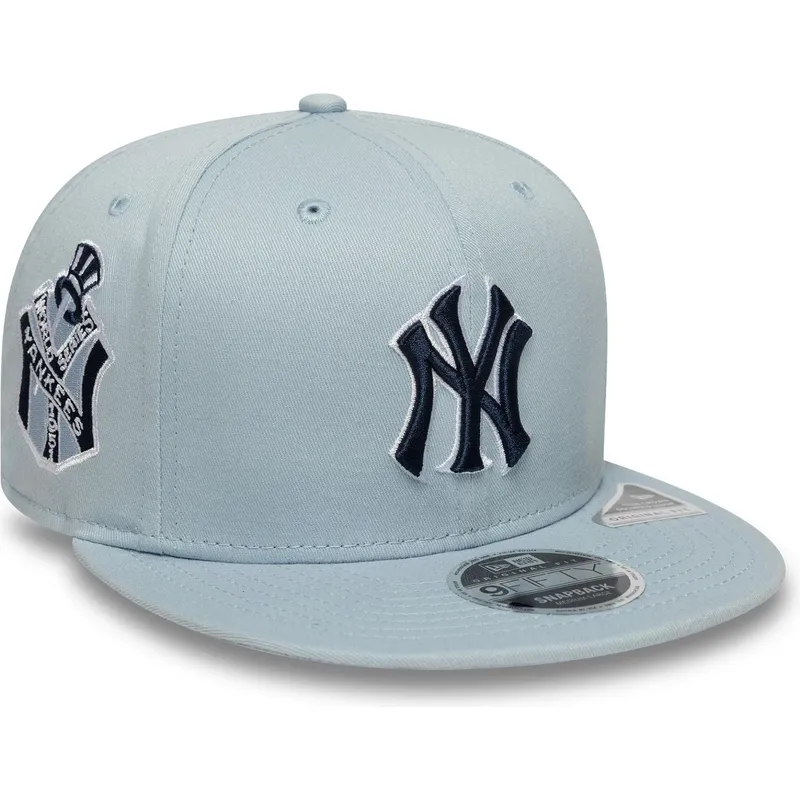 bla-platt-snapback-keps-med-marinbla-logotyp-9fifty-original-fit-world-series-fran-new-york-yankees-mlb-av-new-era