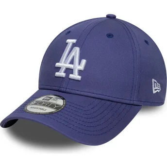 Justerbar lila böjd keps 9FORTY League Essential Los Angeles Dodgers MLB från New Era