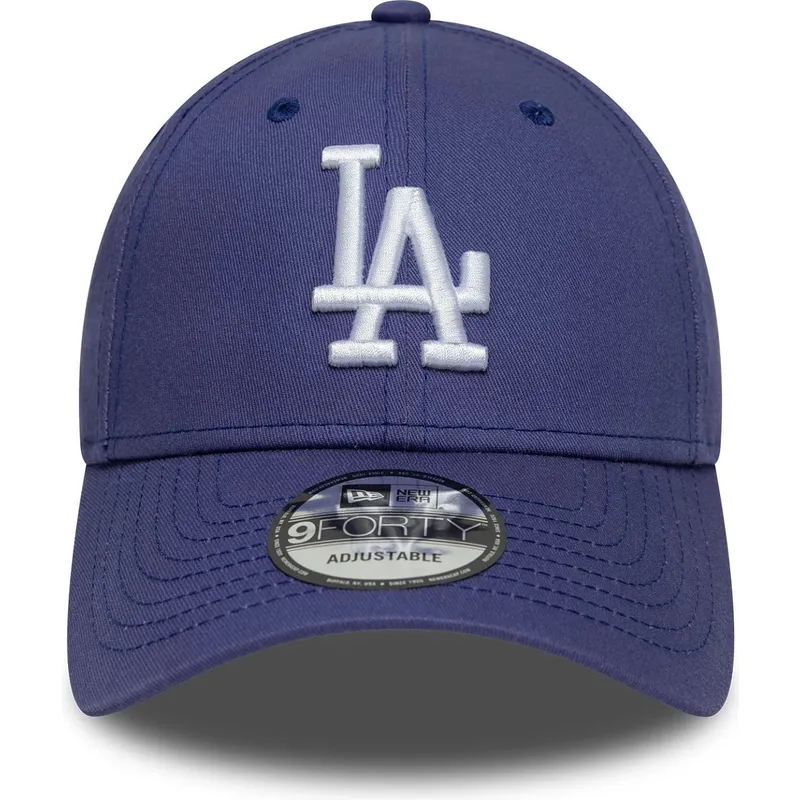 violett-bojd-justerbar-keps-9forty-league-essential-fran-los-angeles-dodgers-mlb-av-new-era