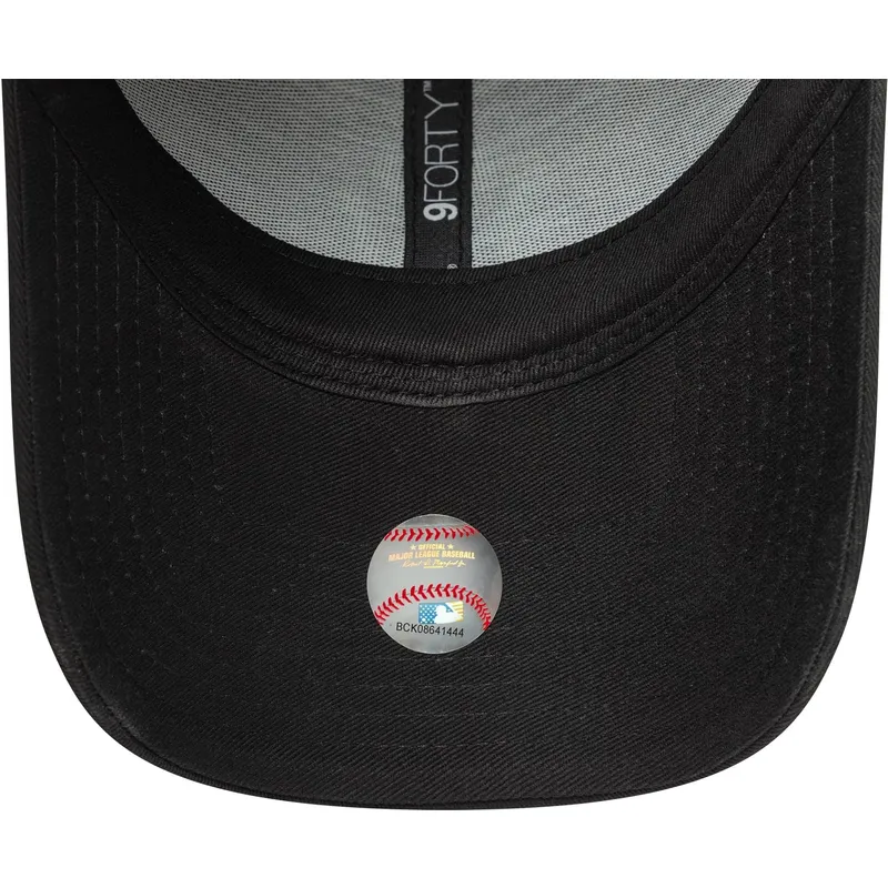 justerbar-svart-bojd-keps-med-bla-logotyp-9forty-league-essential-new-york-yankees-mlb-fran-new-era