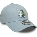 justerbar-bla-bojd-keps-9forty-floral-icon-los-angeles-dodgers-mlb-fran-new-era
