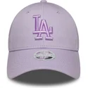 justerbar-lila-bojd-keps-for-kvinnor-med-lila-logotyp-9forty-league-essential-los-angeles-dodgers-mlb-fran-new-era