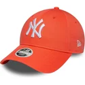 new-era-9forty-league-essential-new-york-yankees-mlb-justerbar-orange-bojd-keps-for-dam