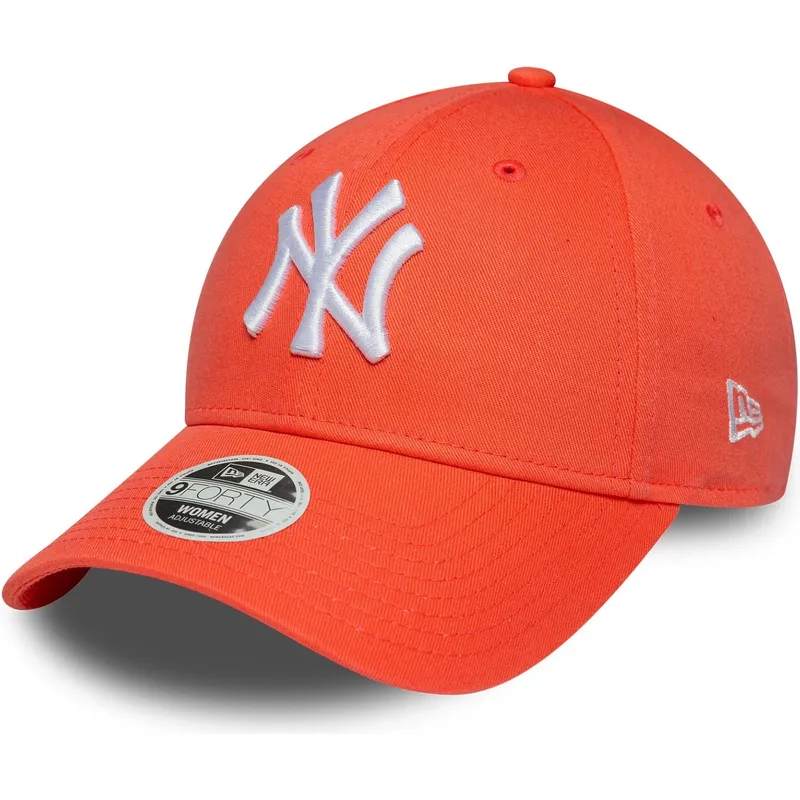 bojd-orange-justerbar-keps-for-dam-9forty-league-essential-fran-new-york-yankees-mlb-av-new-era