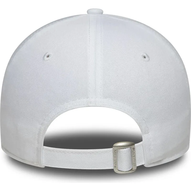 vit-justerbar-kurvad-keps-for-dam-med-lila-logotyp-9forty-league-essential-fran-new-york-yankees-mlb-av-new-era