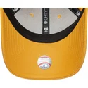 justerbar-gul-bojd-keps-for-kvinnor-9forty-metallic-logo-los-angeles-dodgers-mlb-fran-new-era
