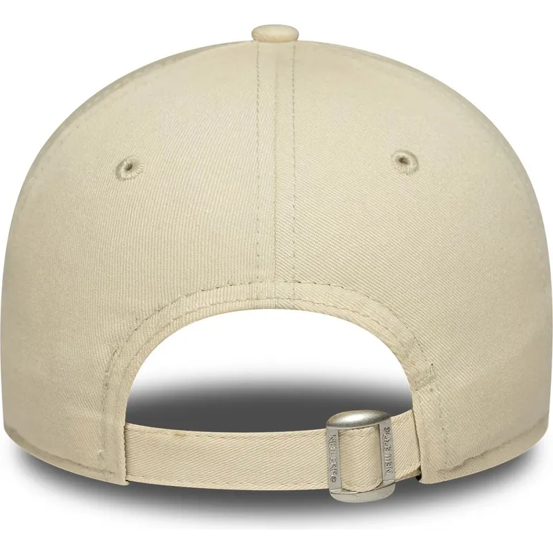 beige-justerbar-kurvad-keps-for-dam-9forty-floral-icon-fran-los-angeles-dodgers-mlb-av-new-era