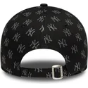 new-era-new-york-yankees-mlb-9forty-monogram-justerbar-svart-bojd-damkeps