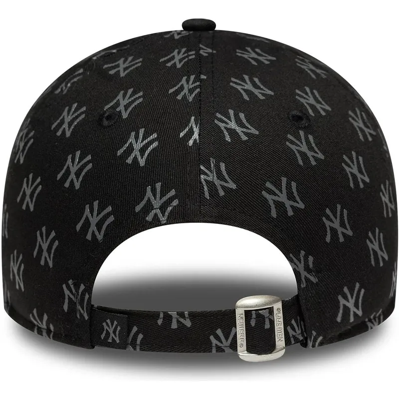 new-era-new-york-yankees-mlb-9forty-monogram-justerbar-svart-bojd-keps-for-dam