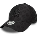 new-era-new-york-yankees-mlb-9forty-floral-towelling-justerbar-svart-bojd-keps-for-kvinnor