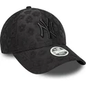 new-era-new-york-yankees-mlb-9forty-floral-towelling-justerbar-svart-bojd-keps-for-kvinnor