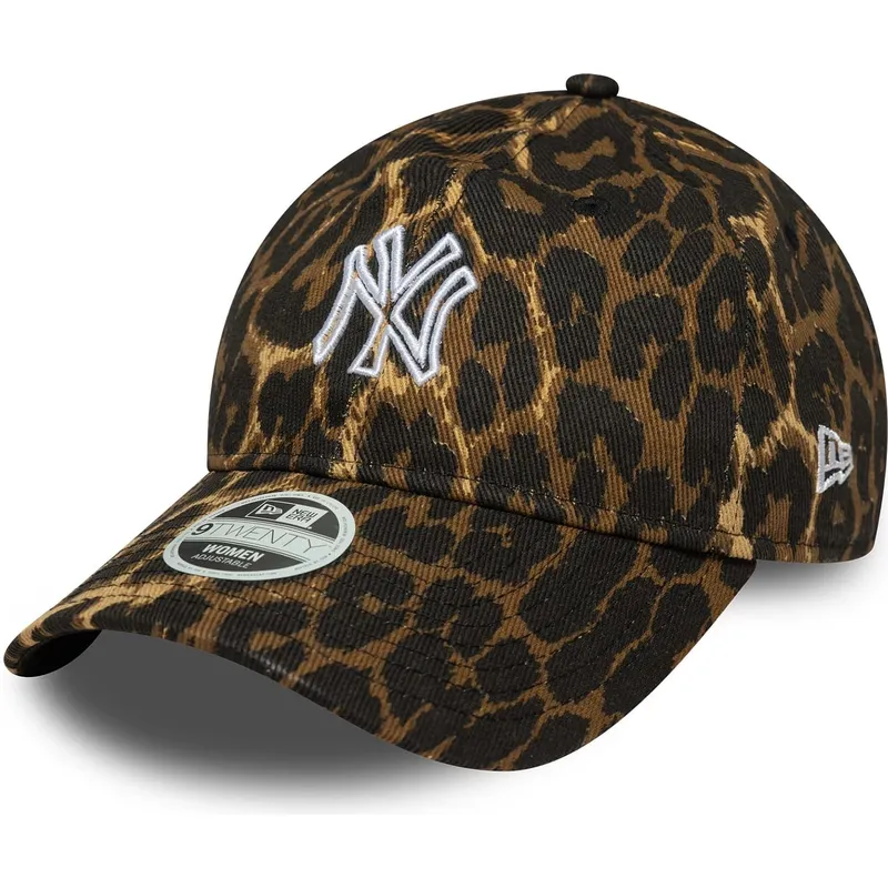 bojd-keps-leopard-justerbar-for-dam-9twenty-outline-av-new-york-yankees-mlb-fran-new-era
