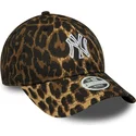 bojd-keps-leopard-justerbar-for-dam-9twenty-outline-av-new-york-yankees-mlb-fran-new-era