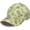 bojd-beige-justerbar-keps-for-dam-9twenty-all-over-print-tropical-fran-new-york-yankees-mlb-av-new-era