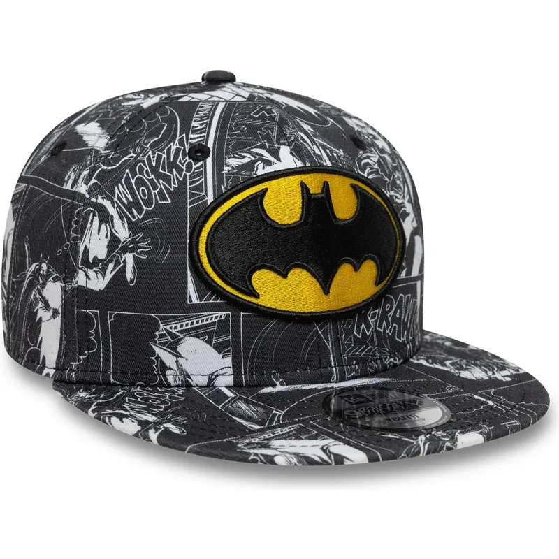 svart-platt-snapback-keps-for-barn-9fifty-all-over-print-av-batman-dc-comics-fran-new-era