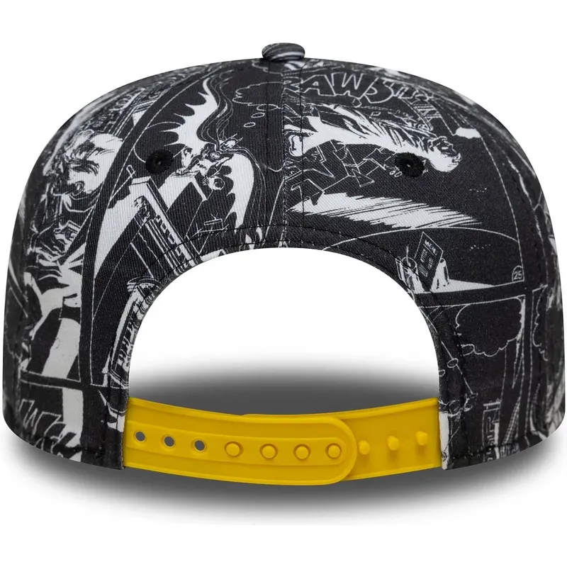 svart-platt-snapback-keps-for-barn-9fifty-all-over-print-av-batman-dc-comics-fran-new-era