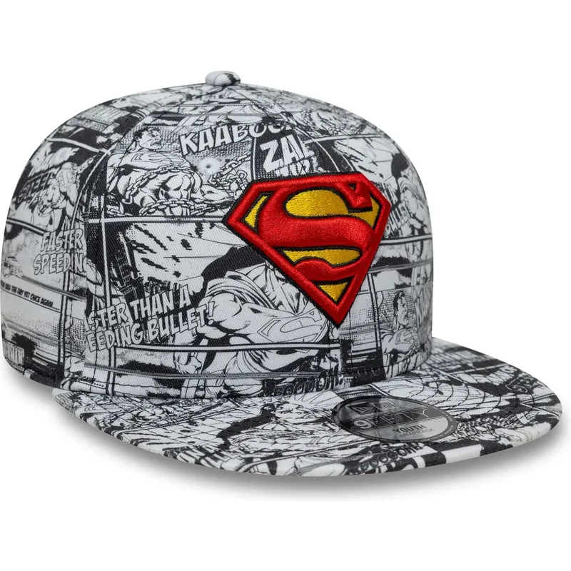 svart-platt-snapback-keps-for-barn-9fifty-all-over-print-av-superman-dc-comics-fran-new-era