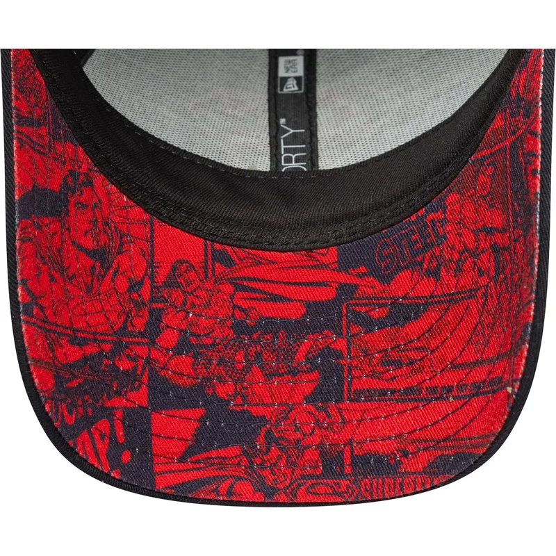 marinbla-bojd-justerbar-keps-for-barn-9forty-all-over-print-av-superman-dc-comics-fran-new-era
