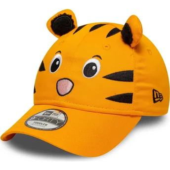 9FORTY New Era Animal justerbar orange böjd keps för barn