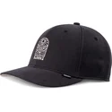 svart-bojd-snapback-keps-truefit-leaf-sun-fran-djinns