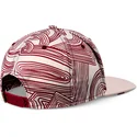 djinns-beige-och-rod-snapback-platt-keps-ma-pattern
