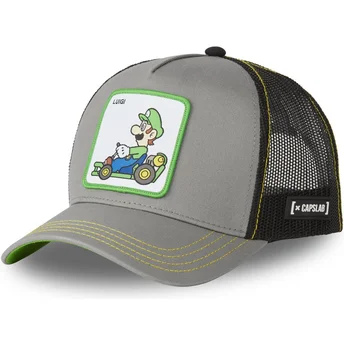 Gorra trucker grå Luigi LUI2 Super Mario Bros. från Capslab